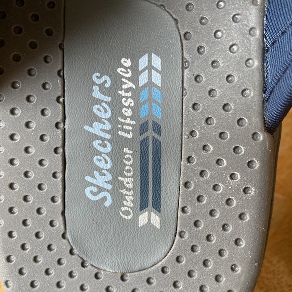 SKECHERS REGGAE- 40798/NAVY SANDALS - SZ 6 - Picture 2 of 6